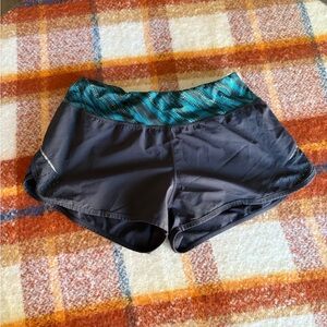 Champion Women's Black and Teal Shorts